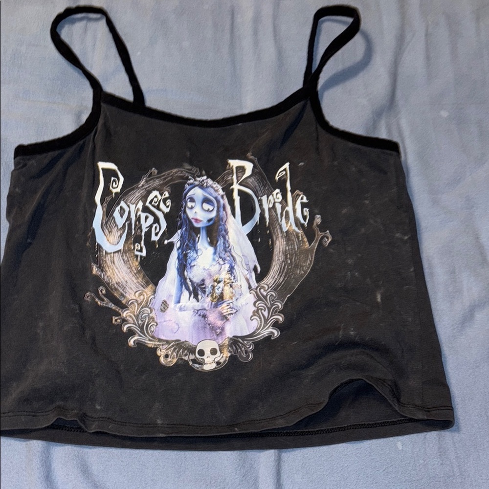 Corpse Bride Black Tank Top